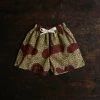 Kamso Exclusive Wax Cotton Temi Shorts - Hazel Sprout Cotton & Linen