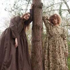 Kate Sheridan Women's Cotton Flow Dress - Ditsy Leaf Outlet