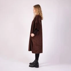 Kate Sheridan Outlet Women's Cotton Edie Dress - Chocolate Cord