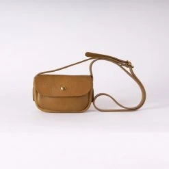 Kate Sheridan SALE Leather Mini Pop Bag - Olive