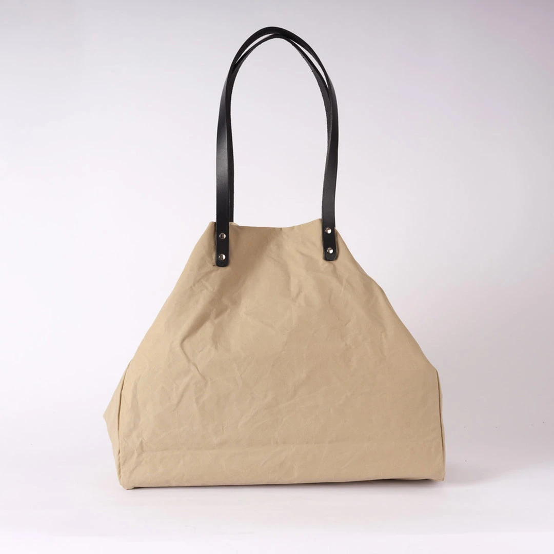 Kate Sheridan Waxed Cotton Giga Tote - Beige SALE