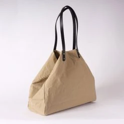 Kate Sheridan Waxed Cotton Giga Tote - Beige SALE