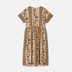 Kate Sheridan SALE Women's Cotton Summer Flow Dress - Band Floral