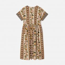 Kate Sheridan SALE Women's Cotton Summer Flow Dress - Band Floral