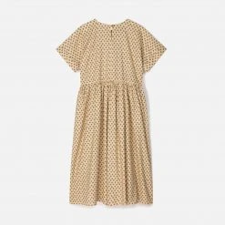 Kate Sheridan Women's Cotton Summer Flow Dress - Ditsy Acorn