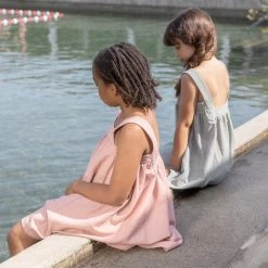 Ketiketa Hand Woven Cotton Milo Dress - Rose