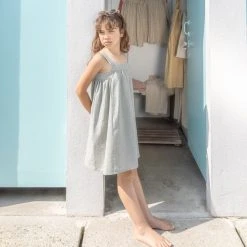 Ketiketa Hand Woven Cotton Milo Dress - Teal SALE