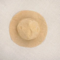 Ketiketa Cotton & Linen Hand Woven Cotton Babunanu Sun Hat - Mustard