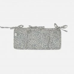 Konges Sløjd Organic Cotton Quilted Bed Pocket - Blue Blossom Mist