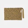 Konges Sløjd Organic Cotton Changing Mat - Winter Leaves Mustard