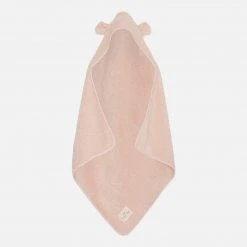 Konges Sløjd Organic Cotton Hooded Baby Terry Towel - Blush Towels & Bathrobes