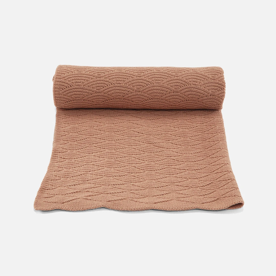 Konges Sløjd Organic Cotton Pointelle Blanket/Swaddle - Brush Baby Sleep & Blankets