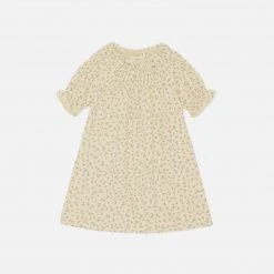 Konges Sløjd Organic Cotton Reya Dress - Ete Blue