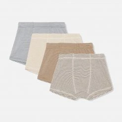 Konges Sløjd SALE Organic Cotton Boxers - Stripe - Set Of 4