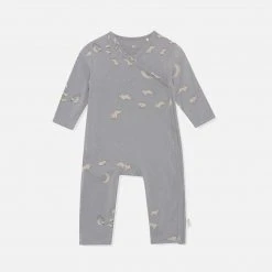 Konges Sløjd Organic Cotton Newborn LS Romper - Bonne Nuit