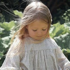 Konges Sløjd Organic Cotton Bitsy Dress - Three Leaf Check SALE