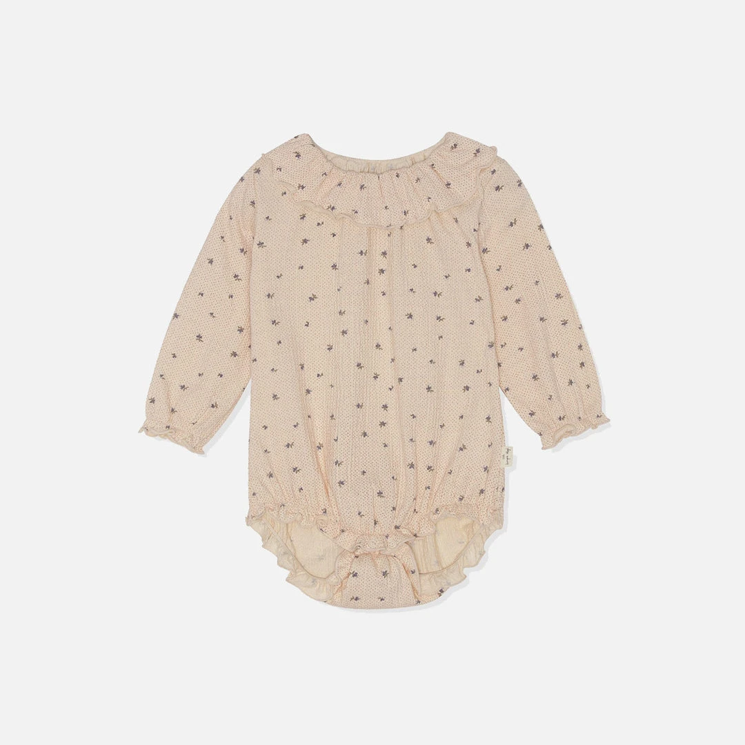 Konges Sløjd SALE Organic Cotton Chleo LS Body - Flower Drop