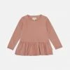 Konges Sløjd SALE Supima Cotton LS Frill Ebi Top - Ash Rose