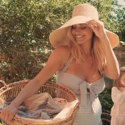 Konges Sløjd Adults Women's Fresia Maternity Swimsuit - Tradewinds