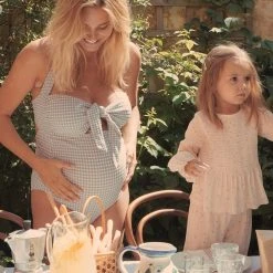 Konges Sløjd Adults Women's Fresia Maternity Swimsuit - Tradewinds