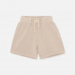 Konges Sløjd Organic Cotton Lou Long Sweat Shorts - Oxford Tan SALE