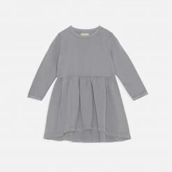 Konges Sløjd SALE Organic Cotton Lou Dress - Sleet