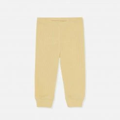 Konges Sløjd Organic Cotton Siff Leggings - Reed Yellow
