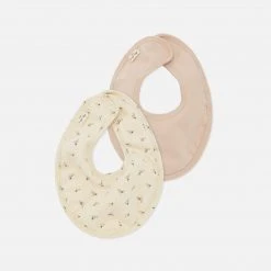 Konges Sløjd SALE Organic Cotton Bibs - Petales - Set Of 2