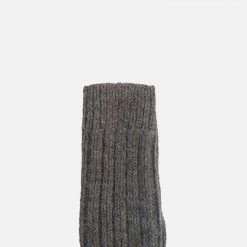 Lana Bambini Adult’s Wool/Alpaca Chunky Long Socks - Cocoa Outlet