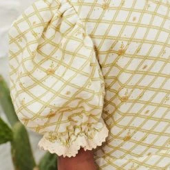 Liilu Organic Cotton Bonita Dress - Flower Check SALE