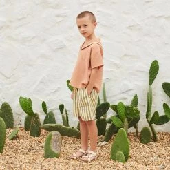 Liilu SALE Organic Cotton Muslin Hennes Shirt - Toast