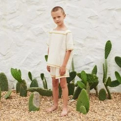 Liilu Organic Cotton Pepijn Pyjama - Milk