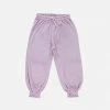 Liilu Organic Cotton Terry Smocked Pants - Lavender