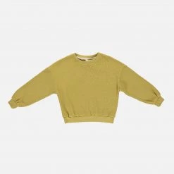 Liilu Cotton Waffle Sweatshirt - Olivenite
