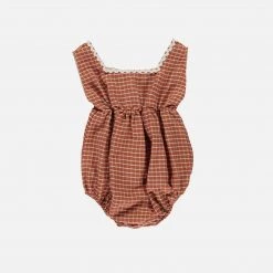 Liilu Organic Cotton Chiara Romper - Check SALE