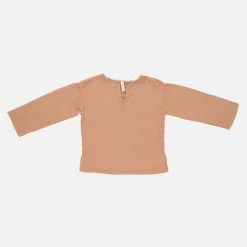 Liilu Organic Cotton Muslin Leonardo Shirt - Toast