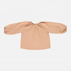 Organic Cotton Muslin Liilu Blouse - Apricot Cream