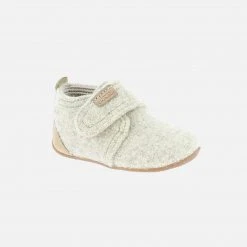 Living Kitzbühel Undyed Boiled Wool Slipper Shoe - Natural White Shoes
