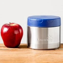 LunchBots Home & Baby Care Stainless Steel Wide Thermal - Navy