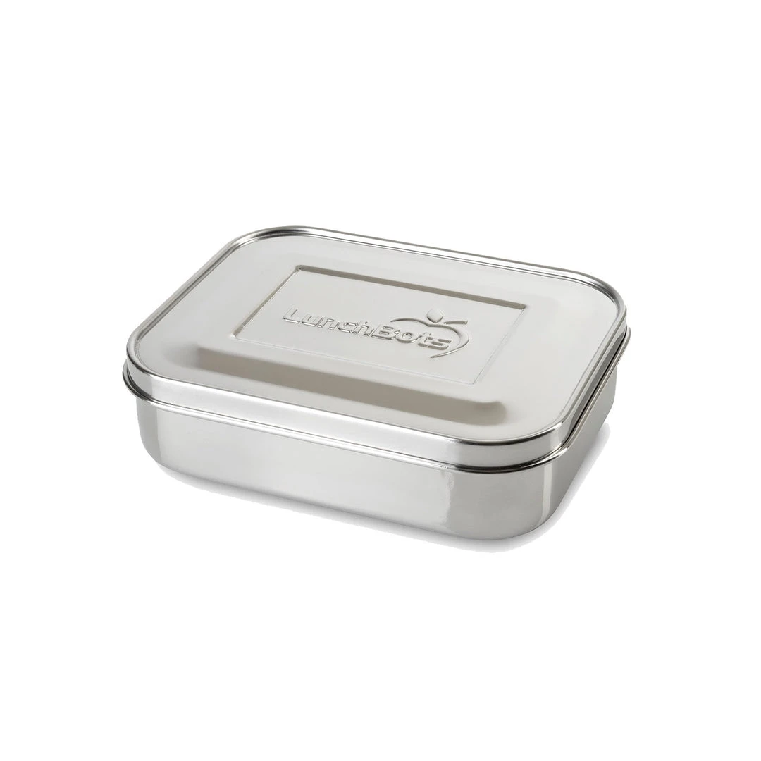 LunchBots Home & Baby Care Stainless Steel Medium Duo Bento Lunch Box