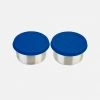 LunchBots Home & Baby Care Stainless Steel Large Condiment Container - Blue - Set Of 2