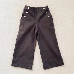 Mabo Cotton Canvas Remy Trousers - Charcoal