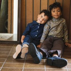 Mabo Cotton Wylie Romper - Denim