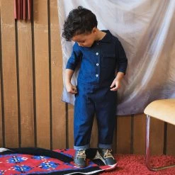 Mabo Cotton Wylie Romper - Denim