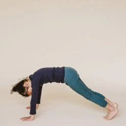 Mabo Organic Cotton Leggings - Azure