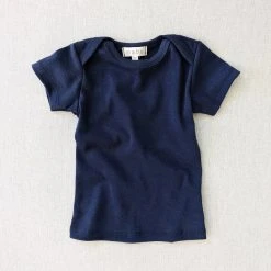 Mabo Organic Cotton SS Lap Tee - Midnight Blue