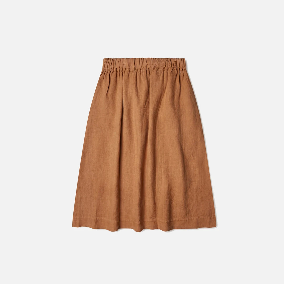 Matona Women's Linen Elsa Skirt - Hazel SALE