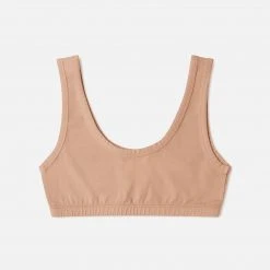 Matona SALE Women's Organic Cotton Basic Cropped Top - Terracotta