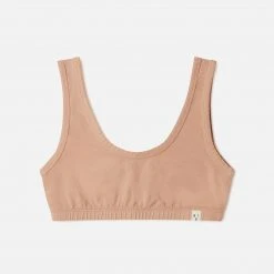 Matona SALE Women's Organic Cotton Basic Cropped Top - Terracotta