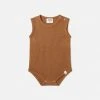 Matona Organic Cotton Waffle Leo Body - Toffee